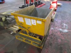 Chalford Engineering mobile fork lift tipping skip