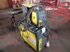 ESAB MIG welder, Model 400TW, S/No 217-245-0048 with ESAB wire feed, Model 30-4