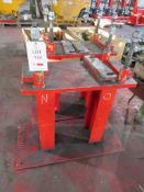 Two Fabricated Steel stands