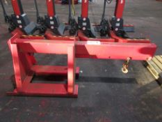 INVICTA fork lift JIB attachment -capacity 2,000kg - use reserved until midday last day of clearance