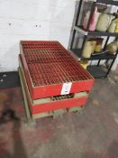 Two Bunded drum stillages, each approx. 1240mm x 700mm