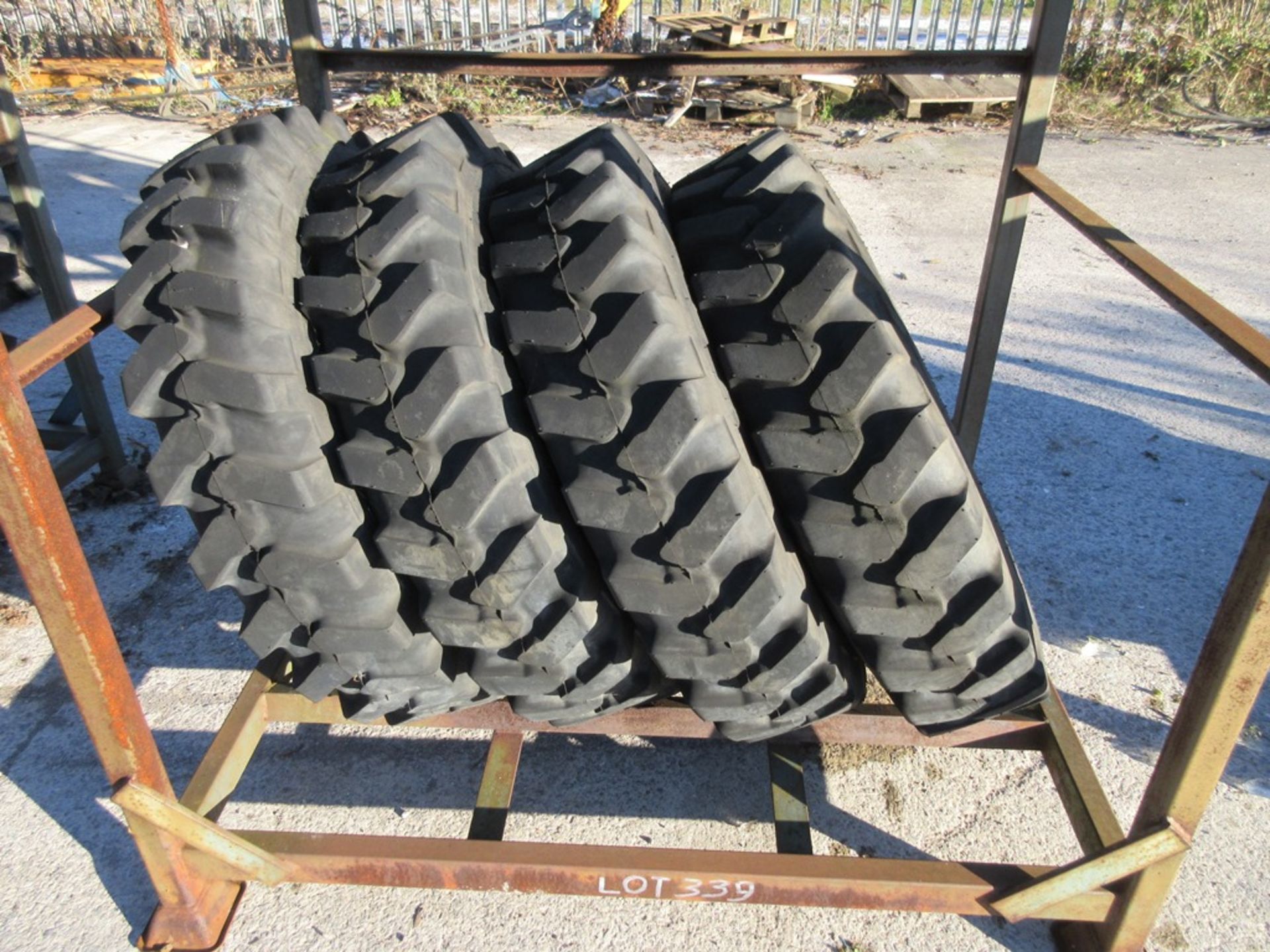 Four all terrain tyres, 8-25-20