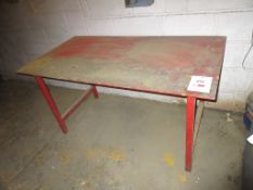 Fabricated Steel Bench, approx. 1500mm x 800mm approx. 790mm high