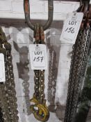 2 Leg lifting chain NB: This item has no record of Thorough Examination. The purchaser must ensure a