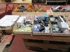 Quantity of electrical switches & valves etc.