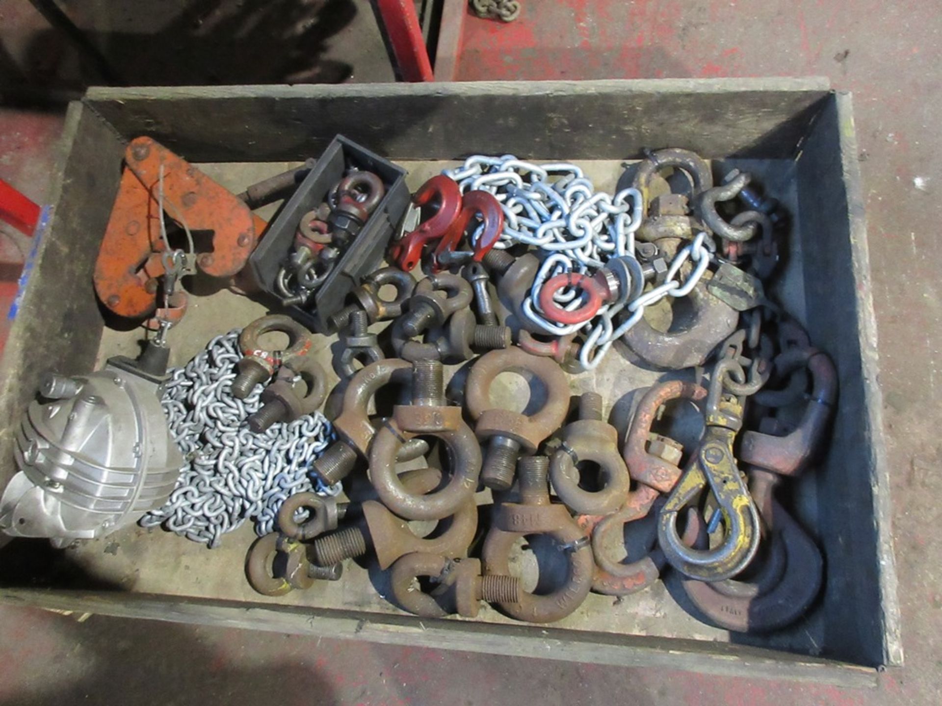 Quantity of eye bolts & hooks etc. NB: This item has no record of Thorough Examination. The - Image 3 of 4