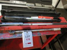 Three Various torque wrenches