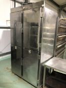 Unbranded racked cake storage unit with 4-doors (Located Cleobury Mortimer, Shropshire)