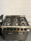 Buffalo CT253 Range six burner natural gas oven (Located Northampton)