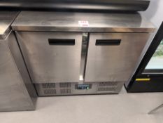 Polar Refrigeration U638 two door refrigerated counter (Located Northampton)