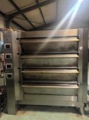 Tom Chandley CPTS468 24-tray deck oven (2010) with steam and turbo controls