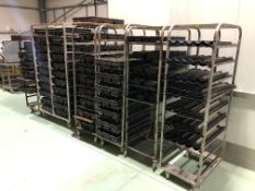 Seven multi-tier baking tray trollies (Located Milton Keynes)