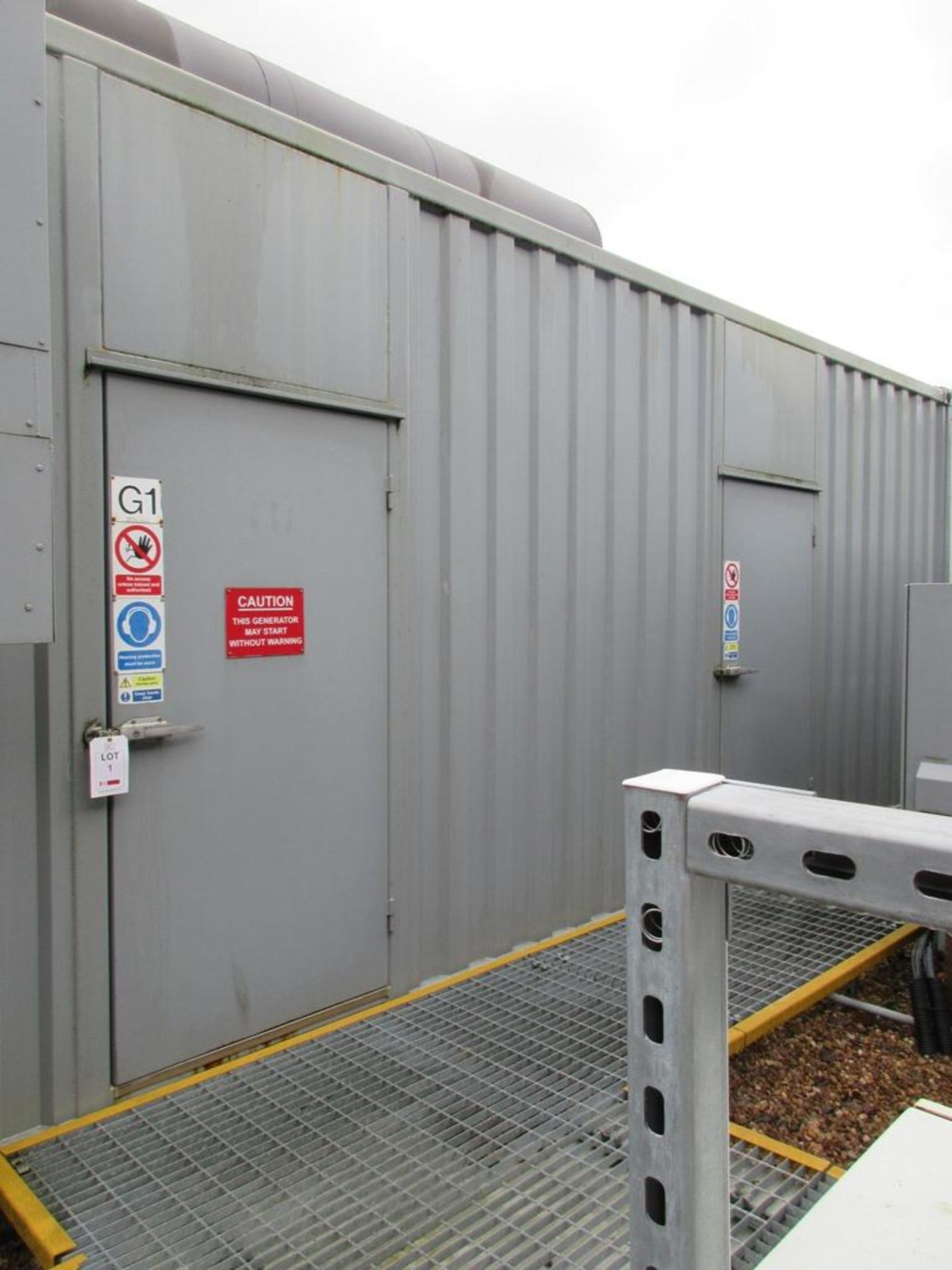 Generator 1 Comprising: Aires Powerplant 1400Q35 1,400KVa containerised diesel standby generator, - Image 6 of 27
