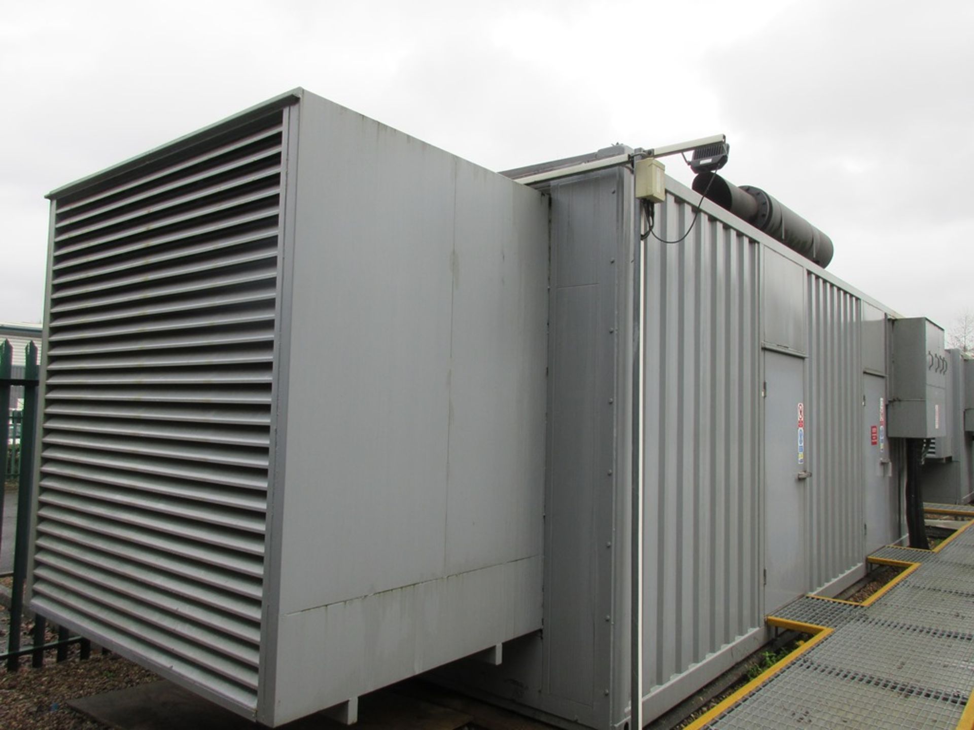 Generator 2 Comprising: Aires Powerplant 1400Q35 1,400KVa containerised diesel standby generator, - Image 3 of 28