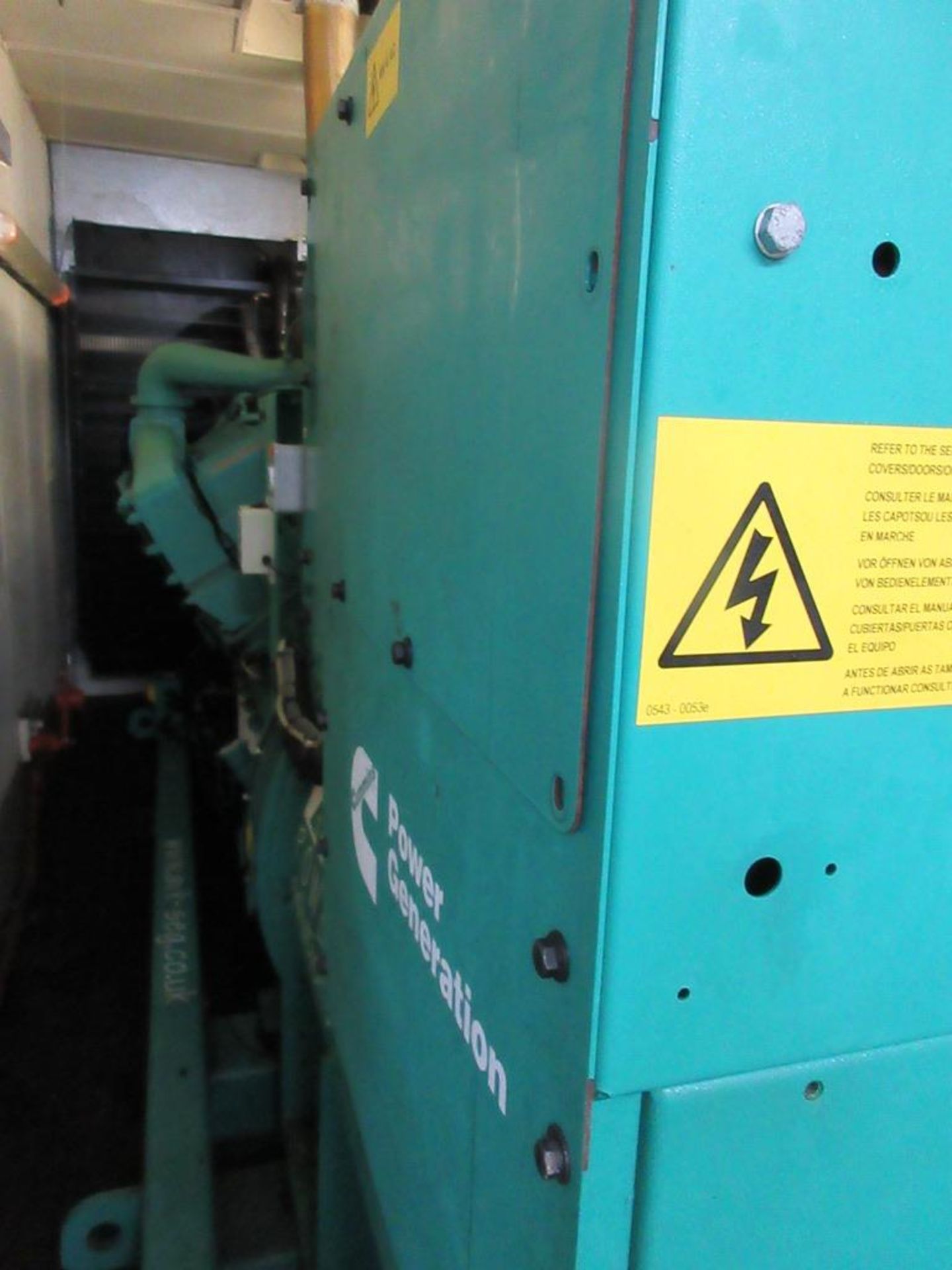 Generator 3 Comprising: 1,400KVa containerised diesel standby generator, run hours: 184 (2007)with - Image 9 of 27