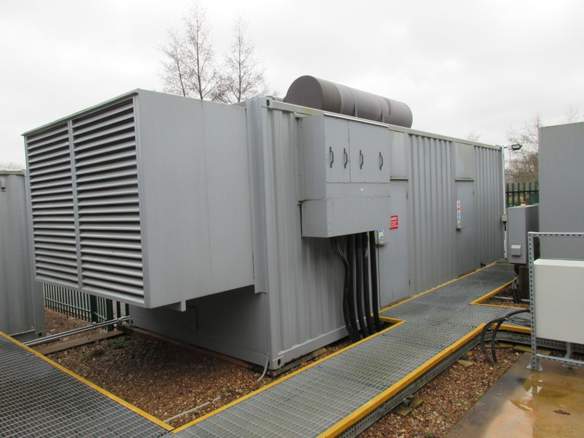 Generator 1 Comprising: Aires Powerplant 1400Q35 1,400KVa containerised diesel standby generator, - Image 2 of 27