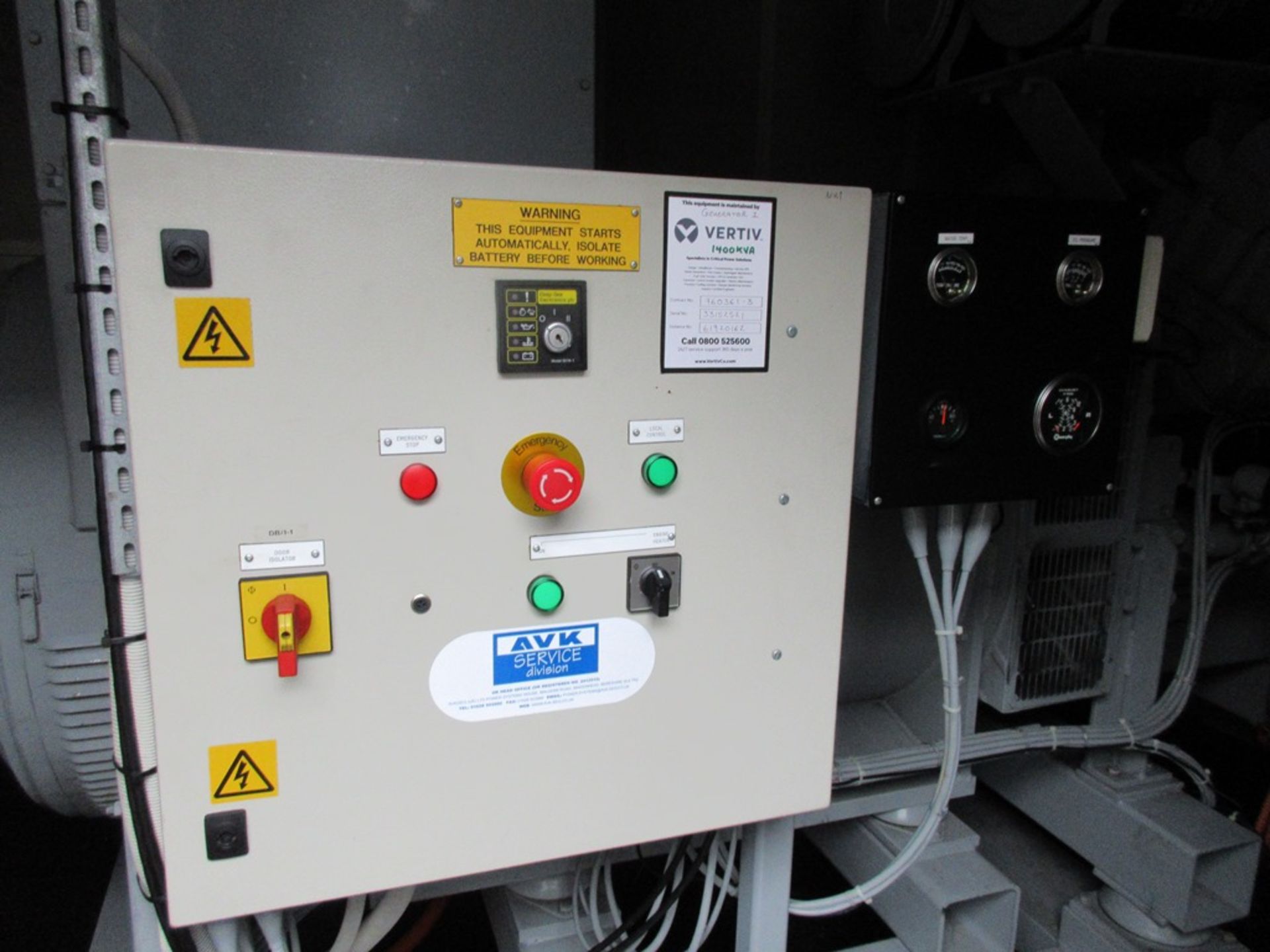 Generator 1 Comprising: Aires Powerplant 1400Q35 1,400KVa containerised diesel standby generator, - Image 23 of 27