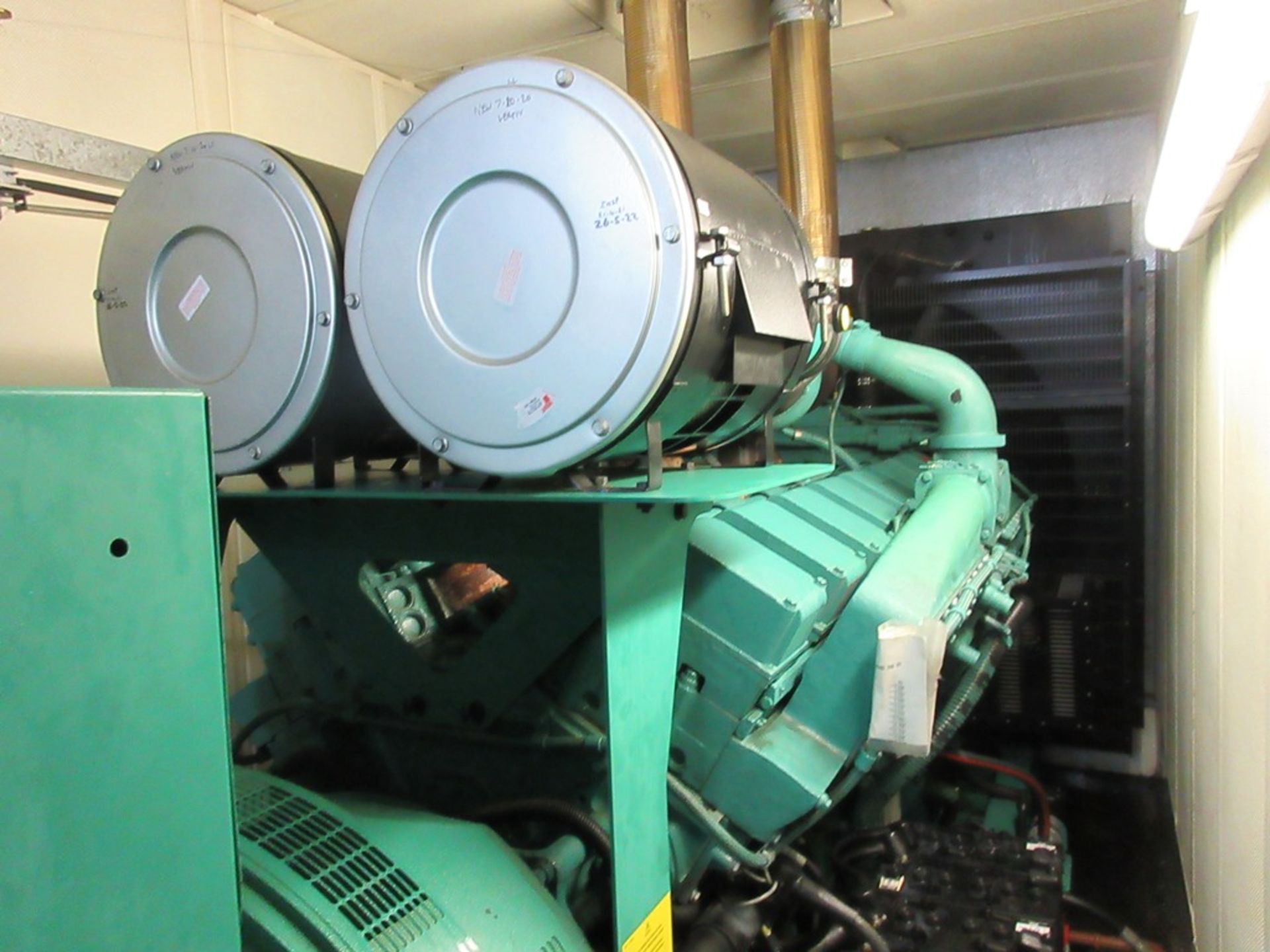 Generator 3 Comprising: 1,400KVa containerised diesel standby generator, run hours: 184 (2007)with - Image 6 of 27