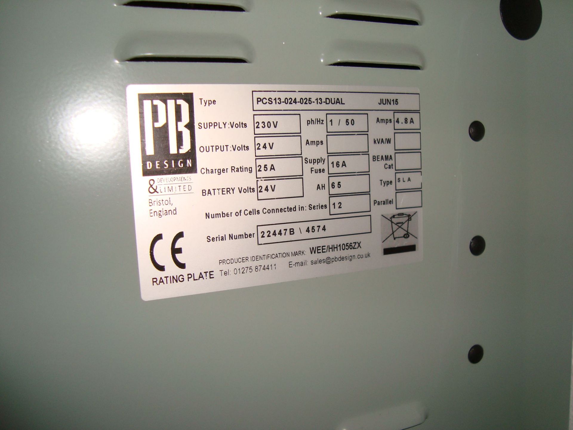 Six AEG Protect 4 uninterruptible power supply installations including battery racks and two PB135 - Image 13 of 14