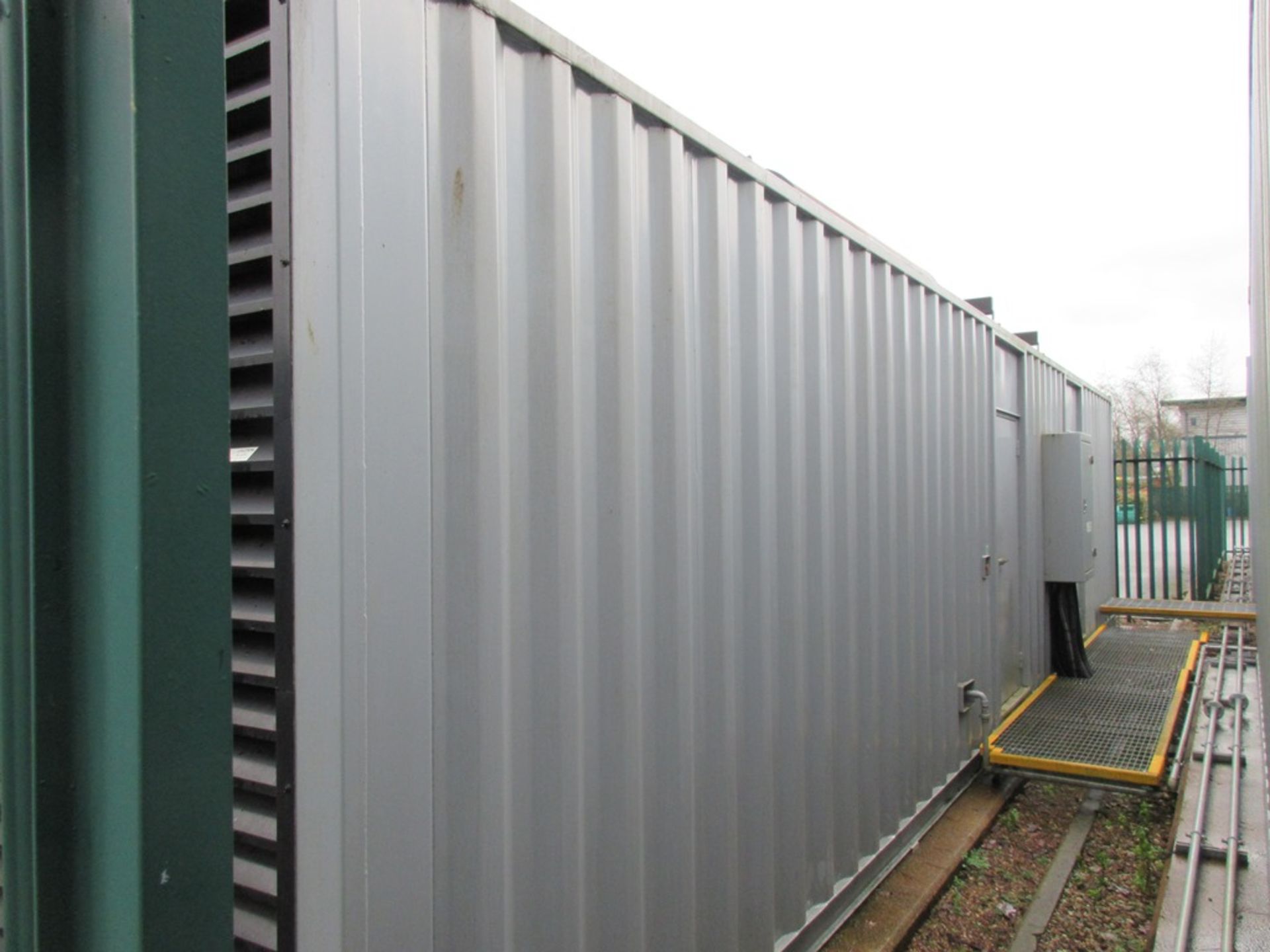 Generator 3 Comprising: 1,400KVa containerised diesel standby generator, run hours: 184 (2007)with - Image 2 of 27