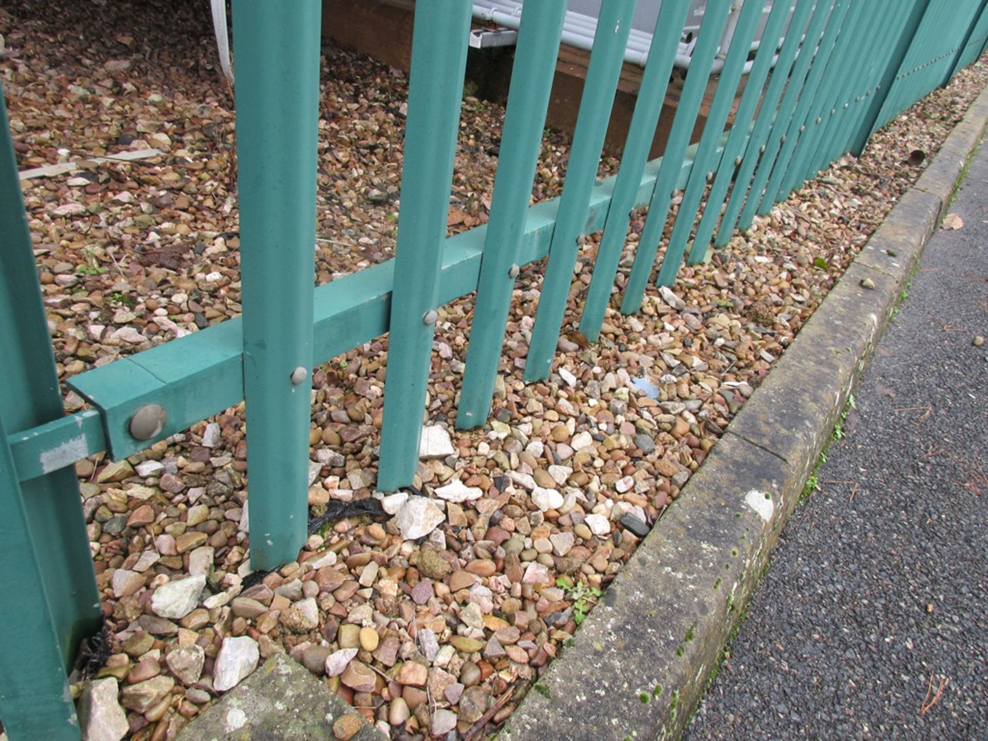 Steel security fencing and gates to generator and CRAC areas - Image 5 of 12