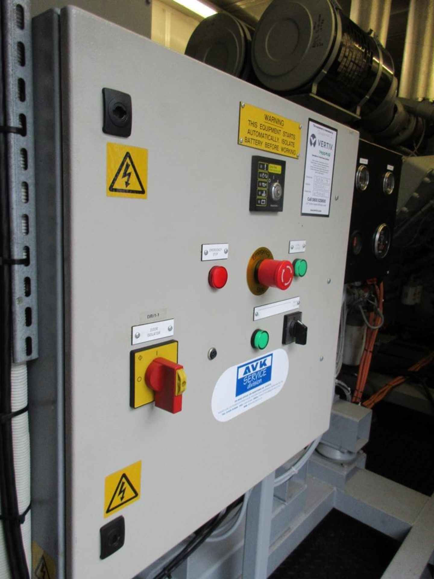 Generator 1 Comprising: Aires Powerplant 1400Q35 1,400KVa containerised diesel standby generator, - Image 13 of 27