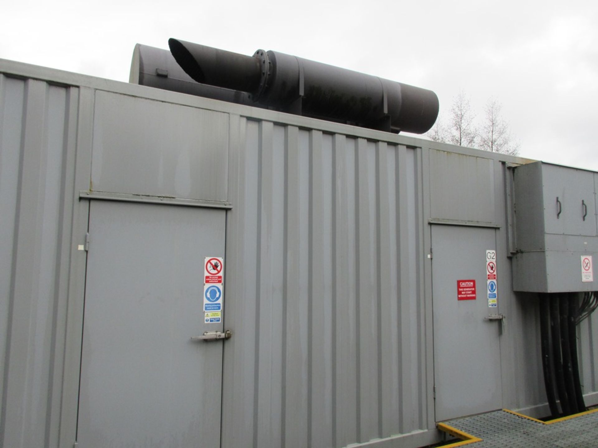 Generator 2 Comprising: Aires Powerplant 1400Q35 1,400KVa containerised diesel standby generator, - Image 4 of 28