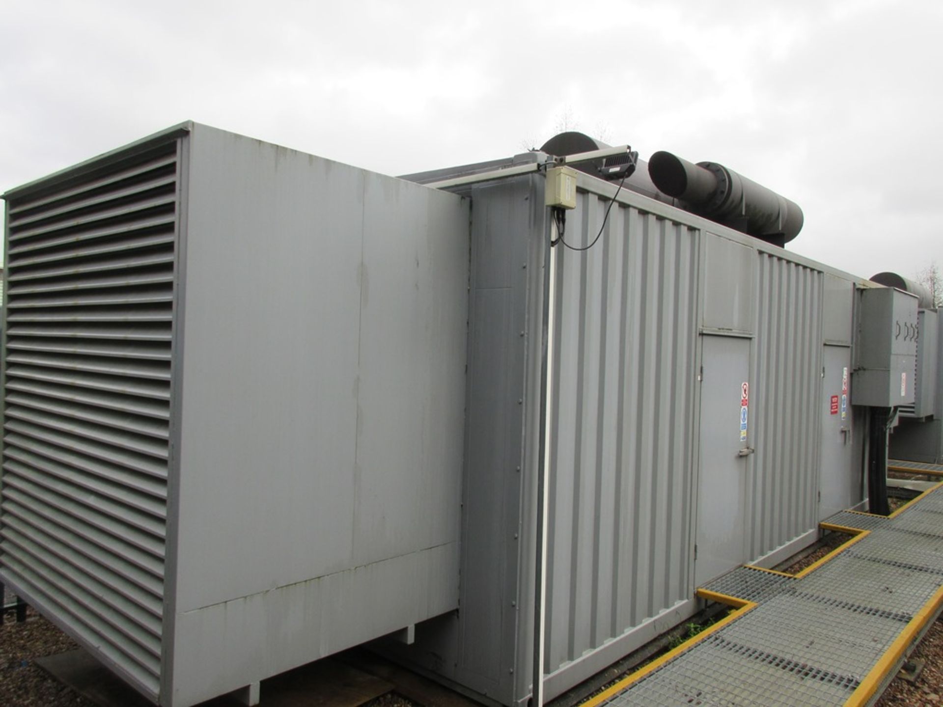 Generator 2 Comprising: Aires Powerplant 1400Q35 1,400KVa containerised diesel standby generator, - Image 2 of 28