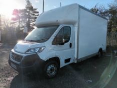 Fiat Ducato MaxiMover Luton van, registration number FX19 EWN, first registered 19th August 2019 wit