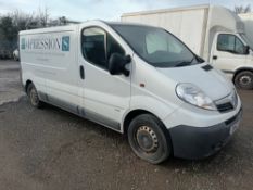 Vauxhall Vivaro LWB Diesel - 2.0 CDTI (115PS) van, registration number DU62 WVP, first registered 4t