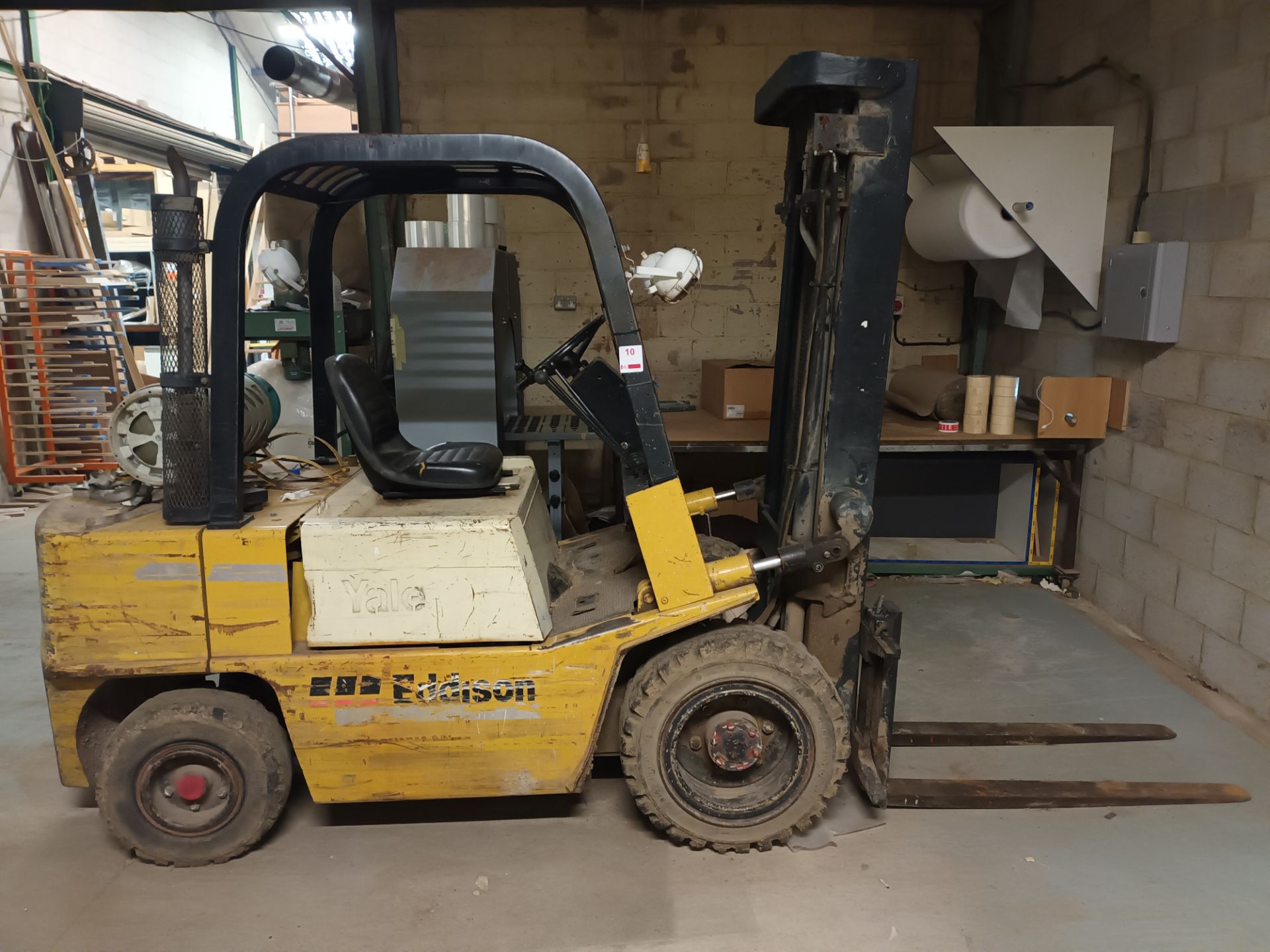 Yale Eddison GLP060RCT2286 LPG forklift truck (1985) with 1554 hours