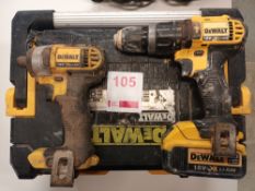 DeWalt DCD785 hammer drill driver and DeWalt drill (no battery) (boxed)