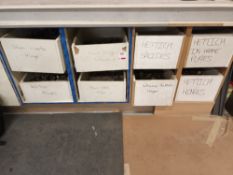 Quantity of various Blum and Hettich hinges