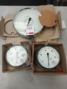 Three various Budenberg test gauges (Located Upminster)