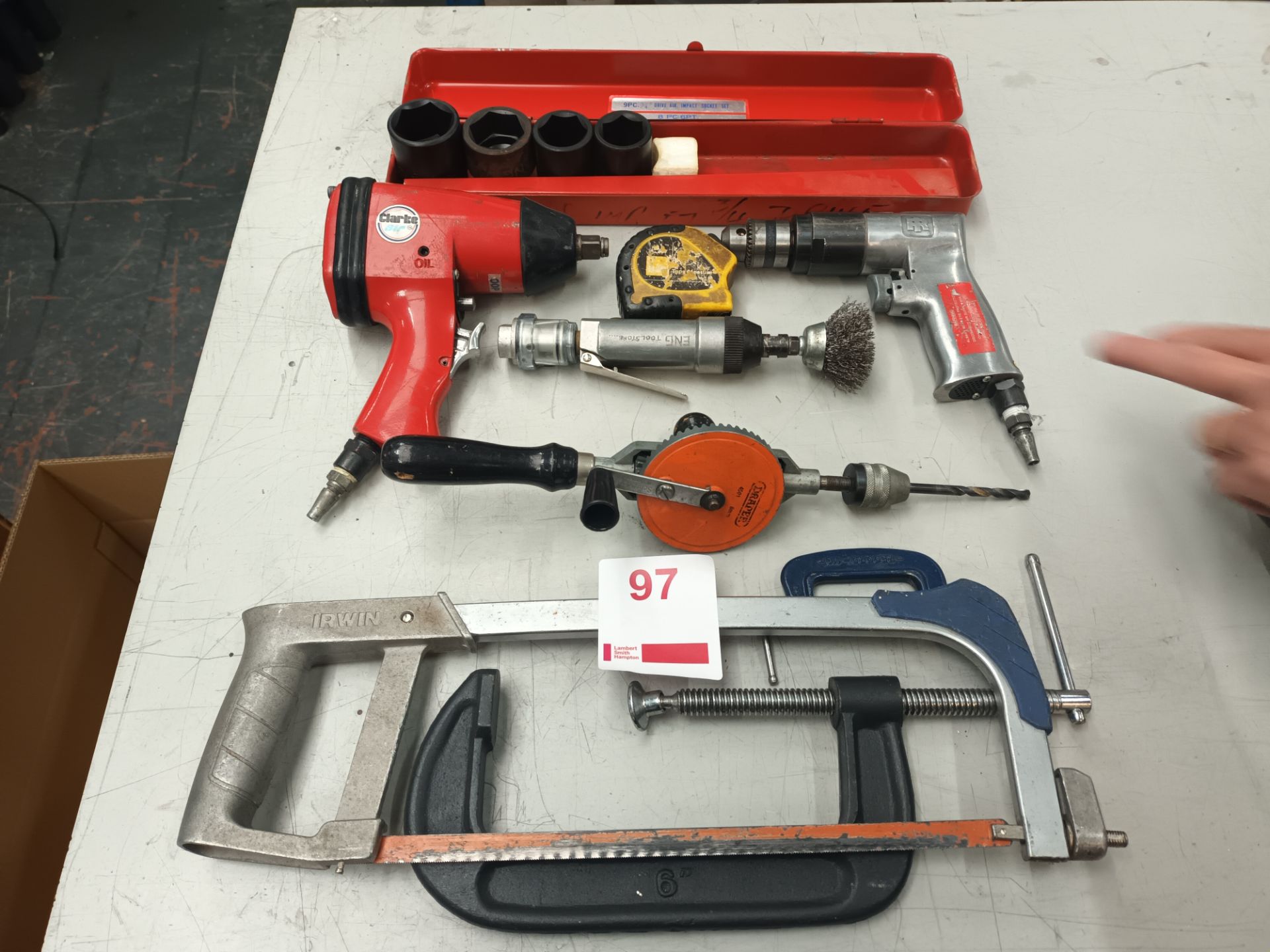 Various air tools and hand tools (Located Upminster)