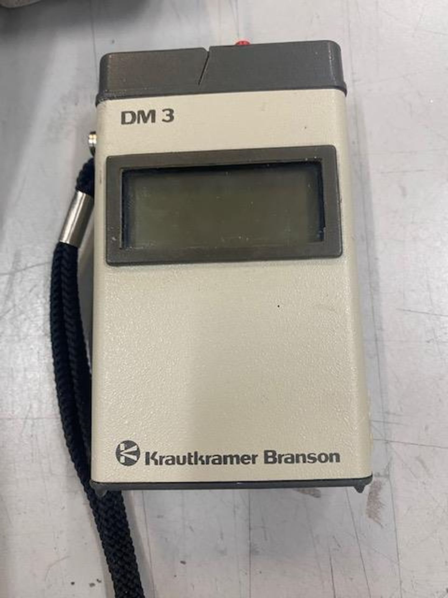 Krautkramer Branson ultrasonic thickness gauge DM3 S/N 27256-7634 FTZ No C-065/84 (Located Upminster - Image 2 of 9