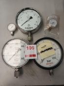 Five various test gauges (Located Upminster)