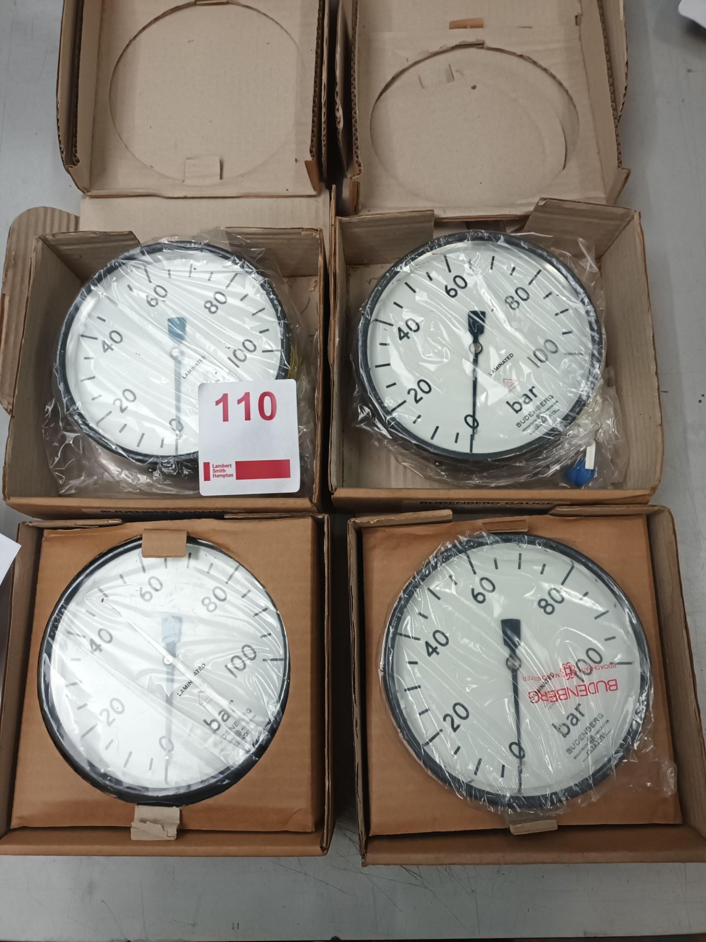Four Budenberg test gauges (Located Upminster) - Image 2 of 3
