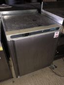 Polar CD081 stainless steel 40 litre under counter refrigerator, serial no. 9126175