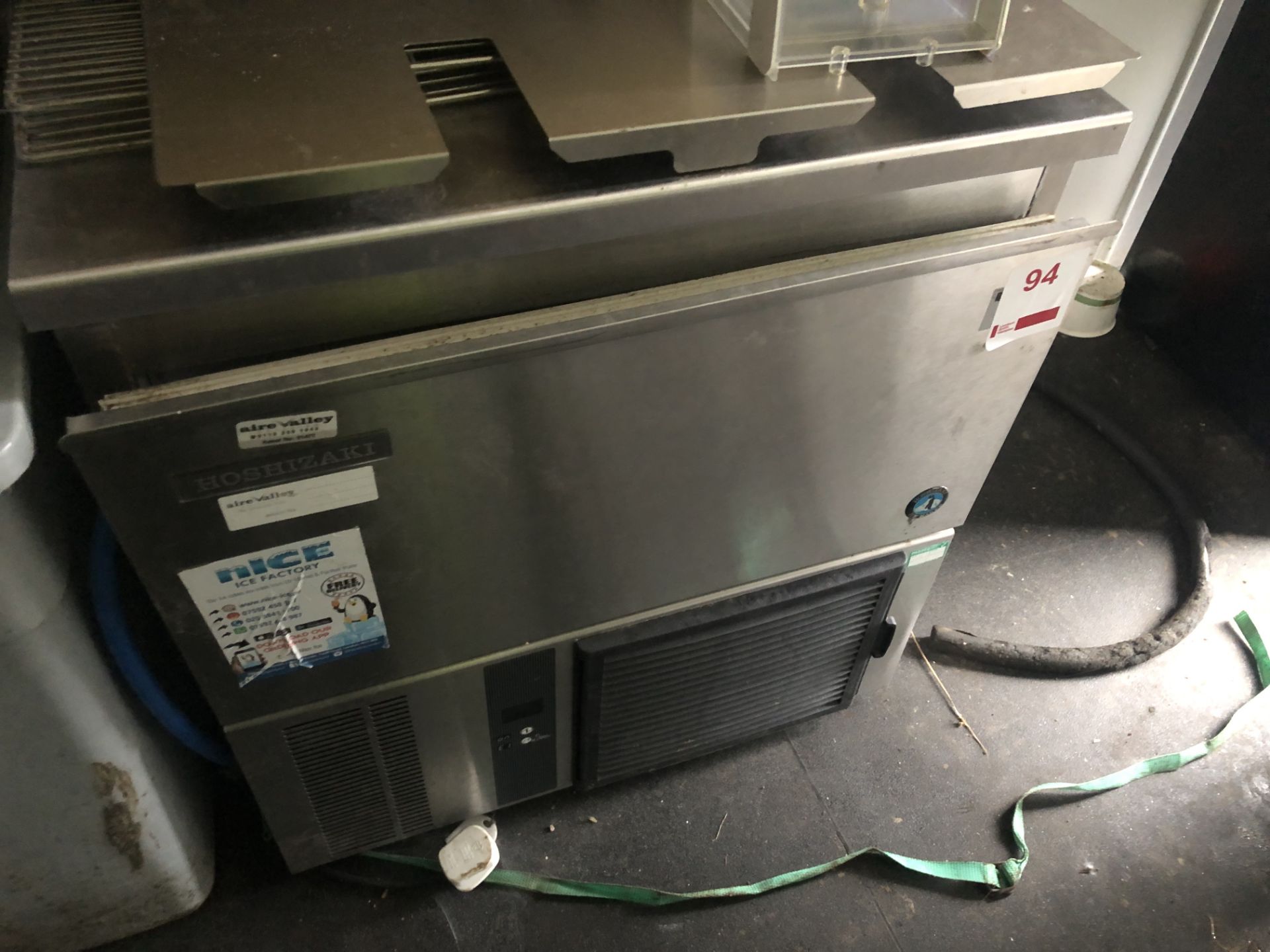 Hoshizaki stainless steel under counter ice machine
