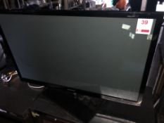 Samsung P543E490BIKXXU plasma display, serial no. B44F34PC601710D, 43 inch (2012)