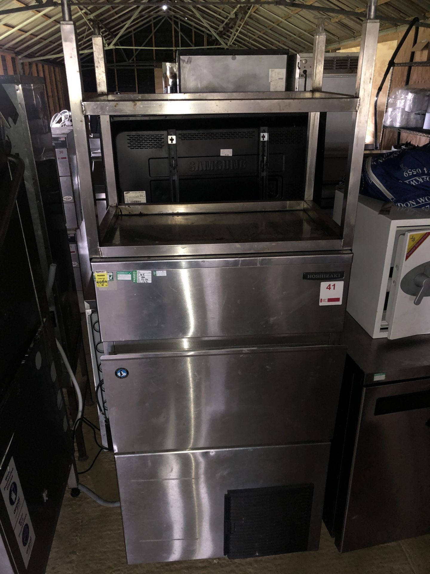 Hoshizaki IM-100LE ice making machine, serial no. L01245