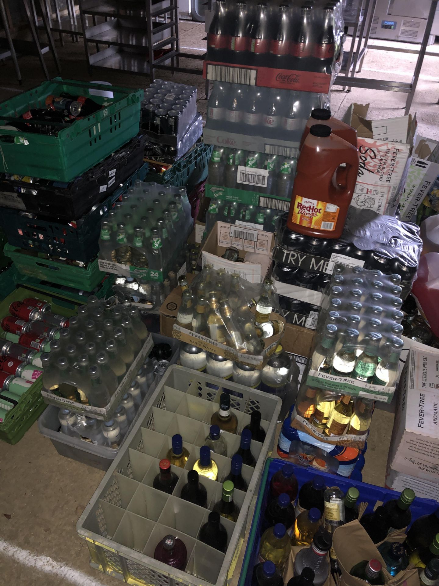 Quantity of alcoholic beverages and soft drinks, mixers, cooking oil, cleaning products, branded - Image 4 of 10
