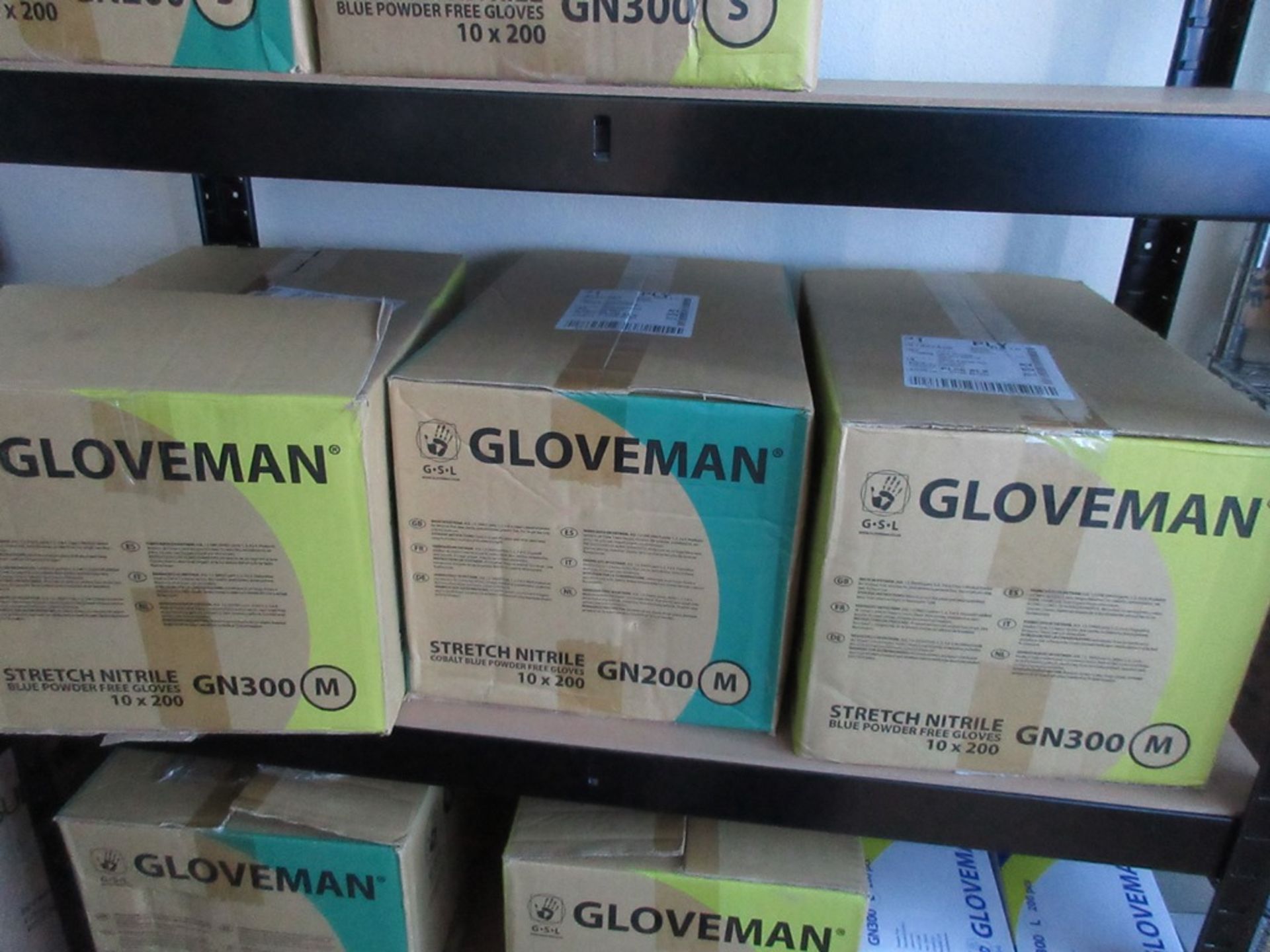 Large quantity of various size Gloveman stretch nitrile powder free gloves - Image 3 of 4