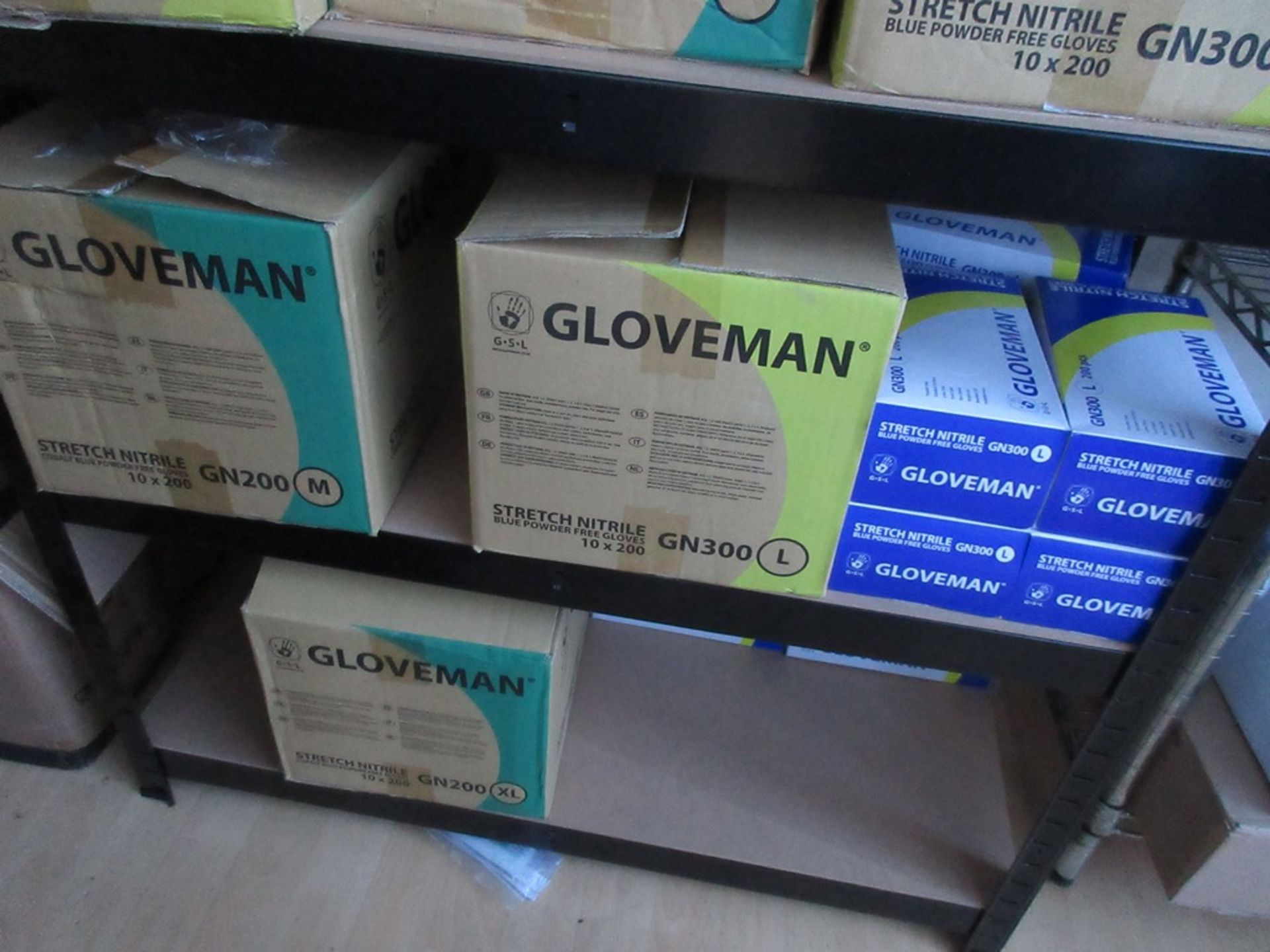 Large quantity of various size Gloveman stretch nitrile powder free gloves - Image 4 of 4