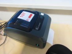 Zebra GK420t bar code printer