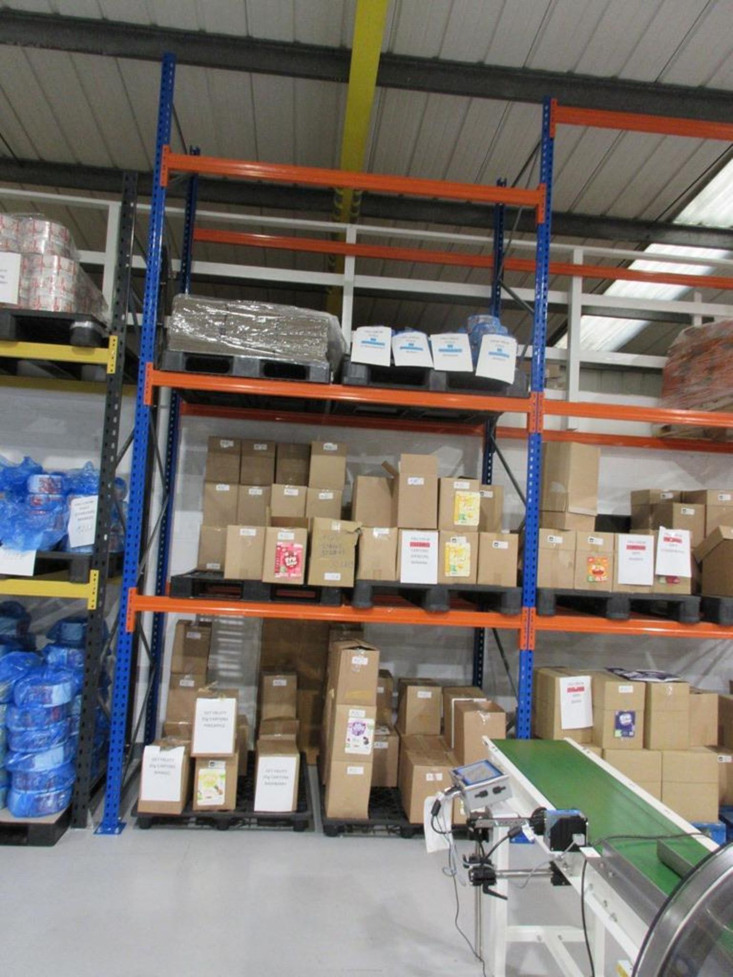 Three bays of various adjustable boltless pallet racking, approx. sizes: 1 x 2.3m x 1.1m x 3.8m / - Image 3 of 5