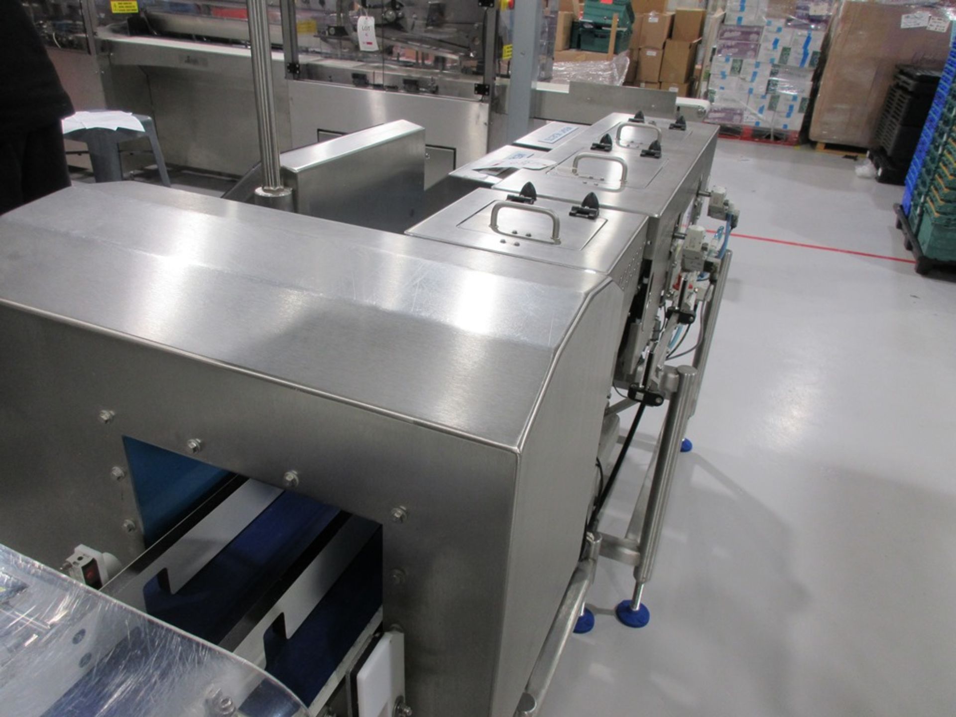 Loma stainless steel inspection system including metal detector and check weigh system, serial no. - Image 3 of 17