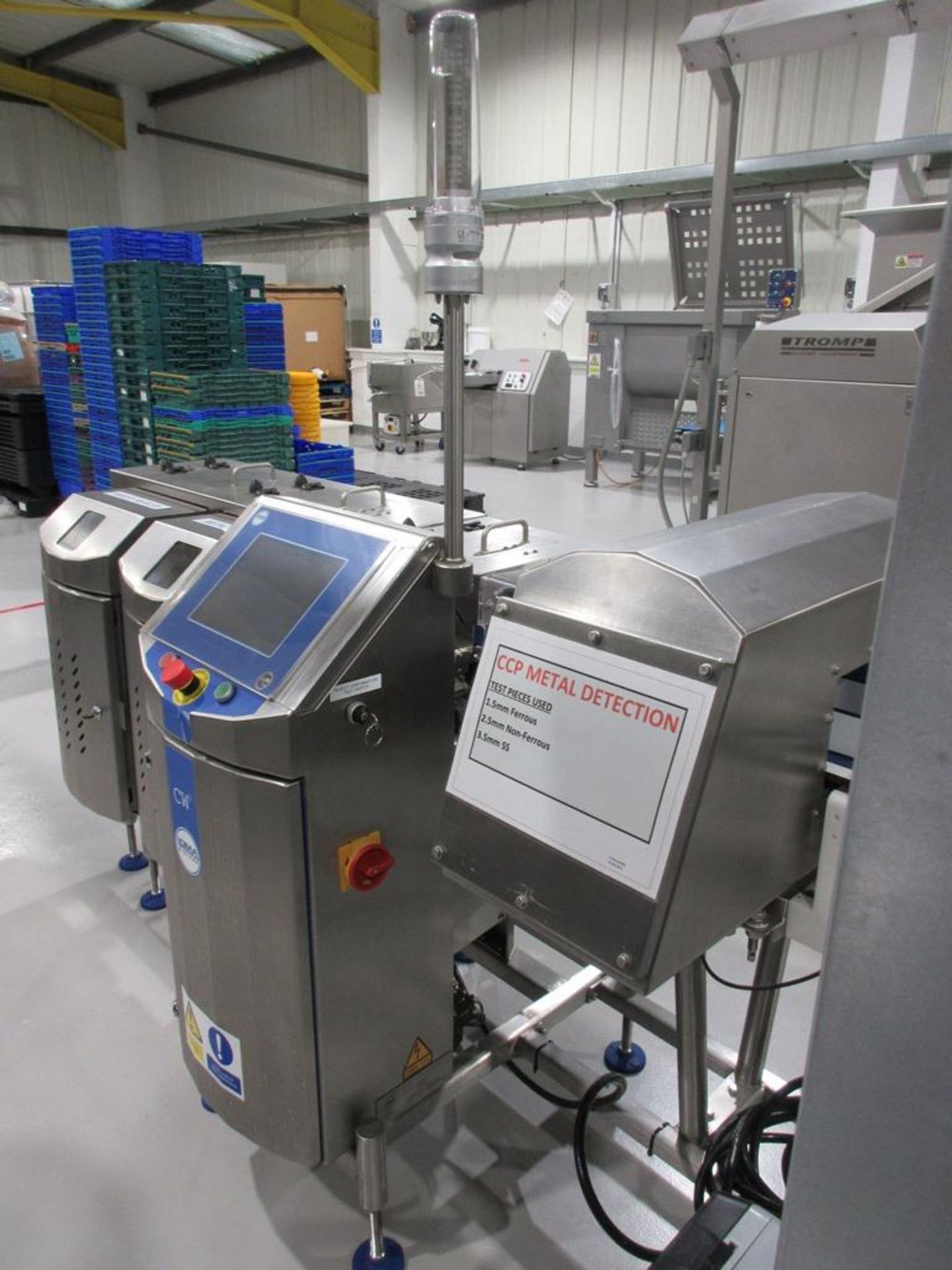 Loma stainless steel inspection system including metal detector and check weigh system, serial no. - Image 10 of 17