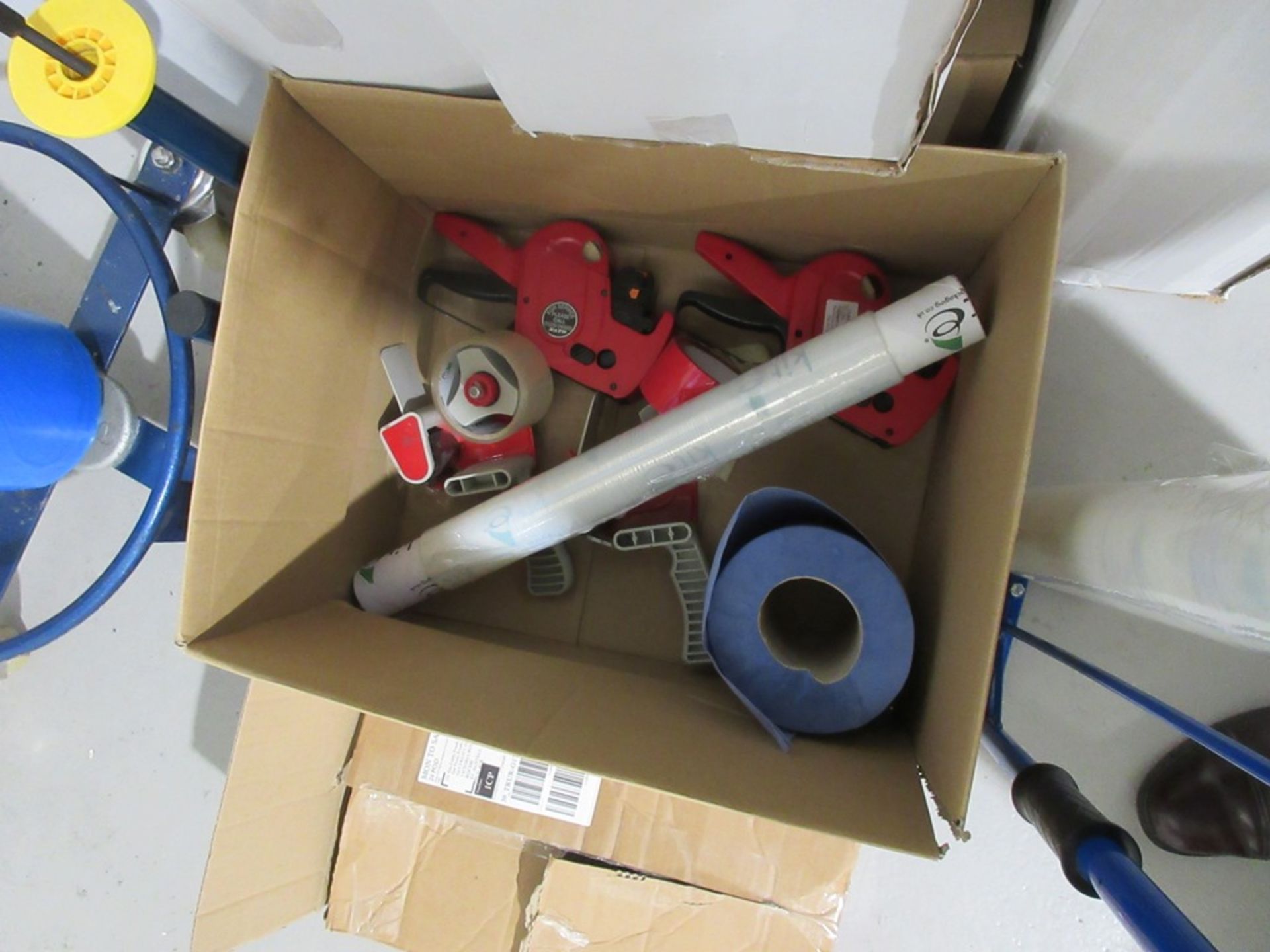 Three various manual pallet wrappers, assorted pallet wrapping etc. - Image 7 of 7